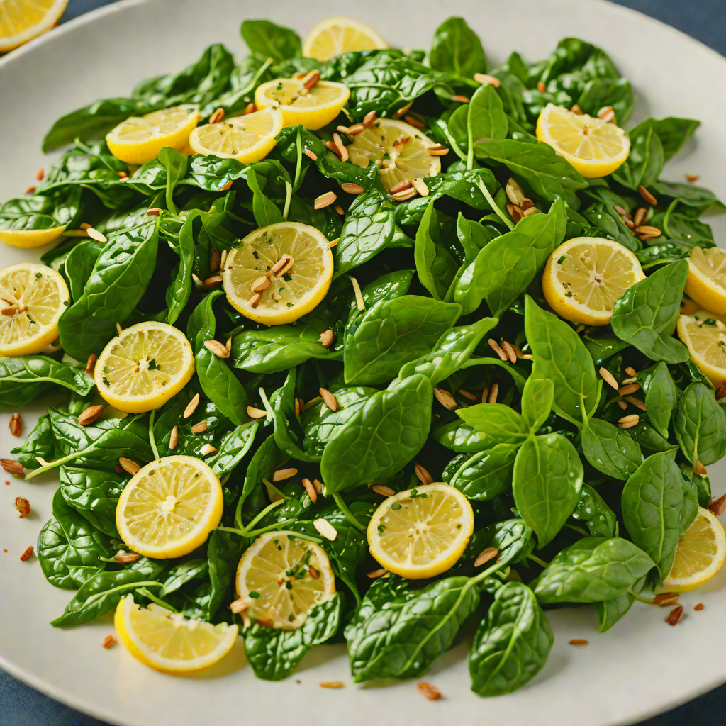Sautéed Garlic and Herb Spinach with Lemon Zest