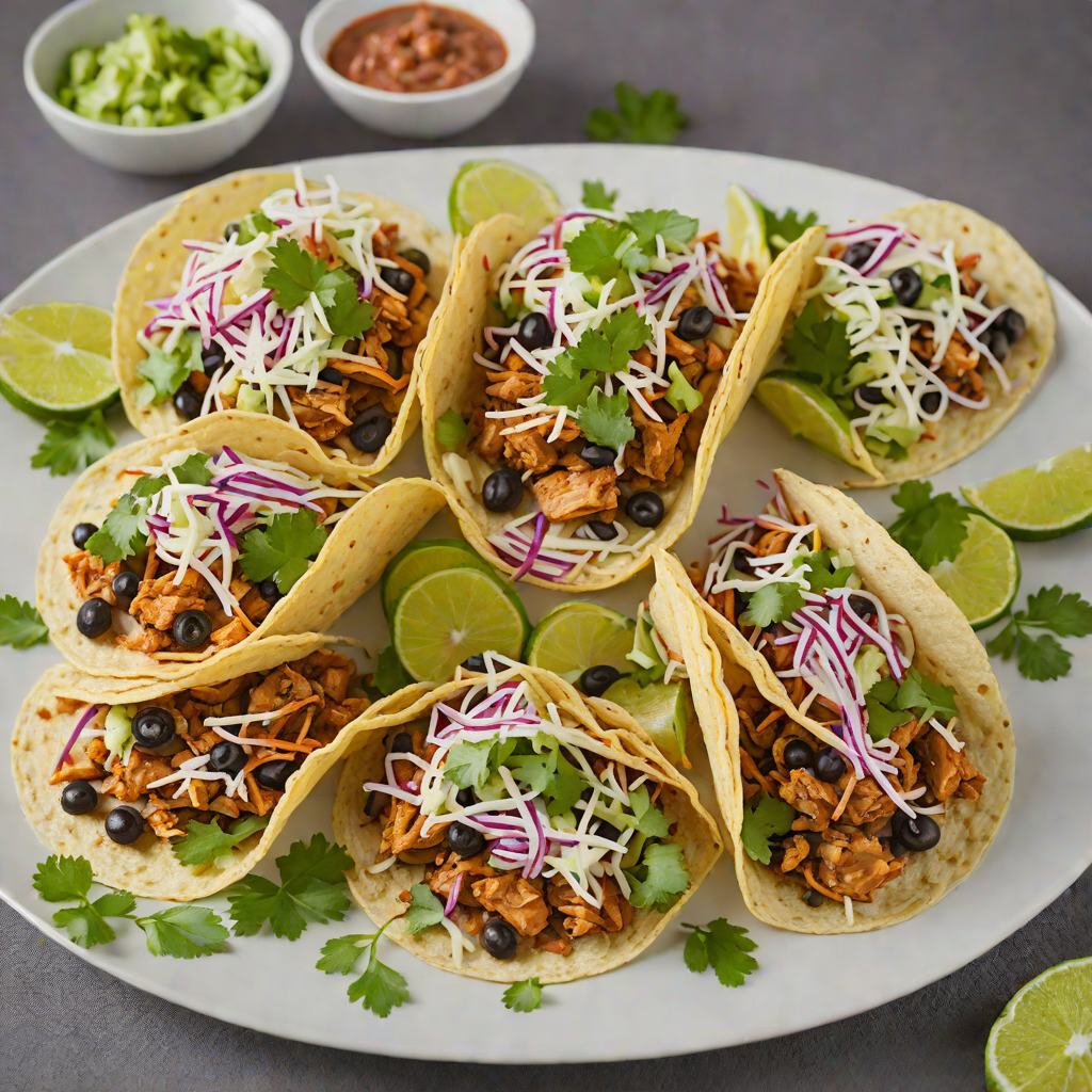 Frisco-Inspired Chicken and Black Bean Tacos with Cilantro Lime Slaw