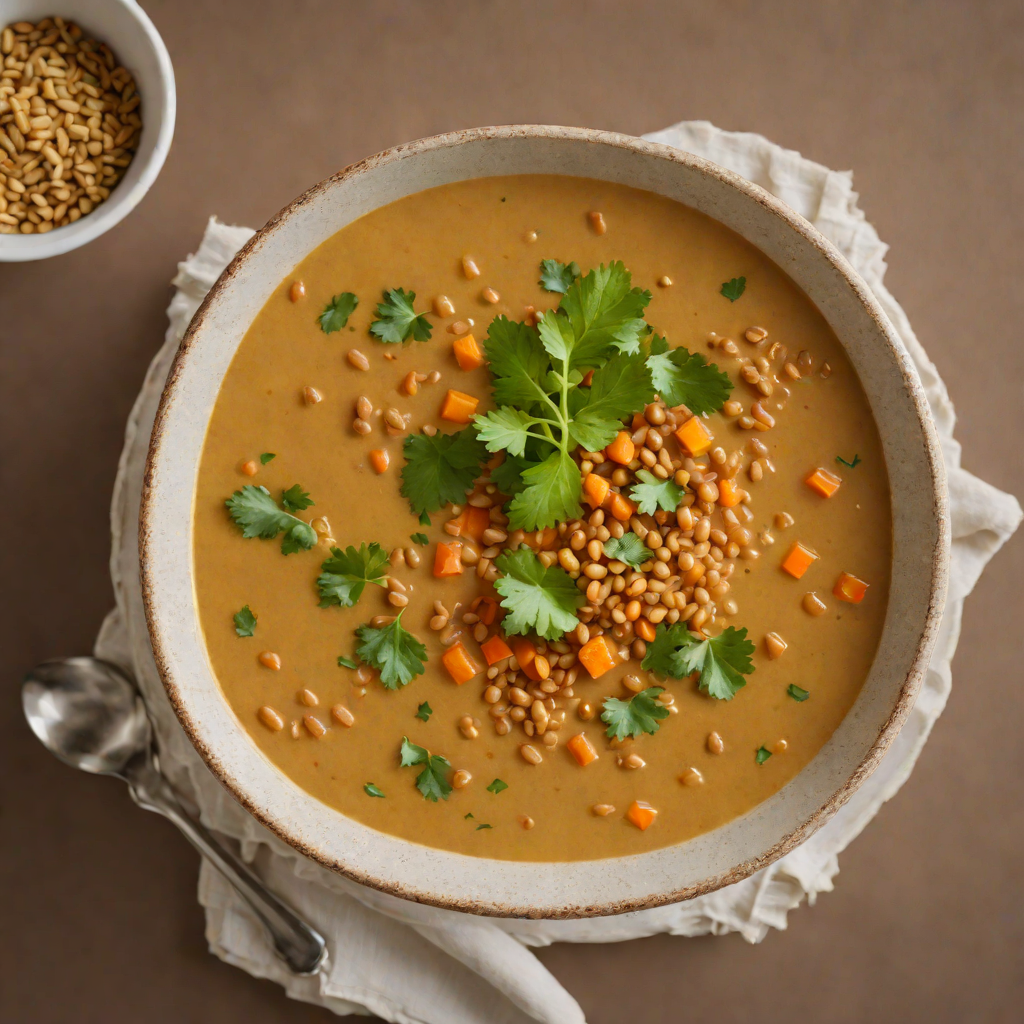 Digital Detox Coconut Curry Lentil Soup