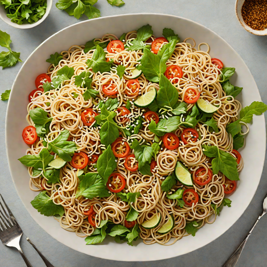 Asian-Style Sesame Ginger Noodle Salad