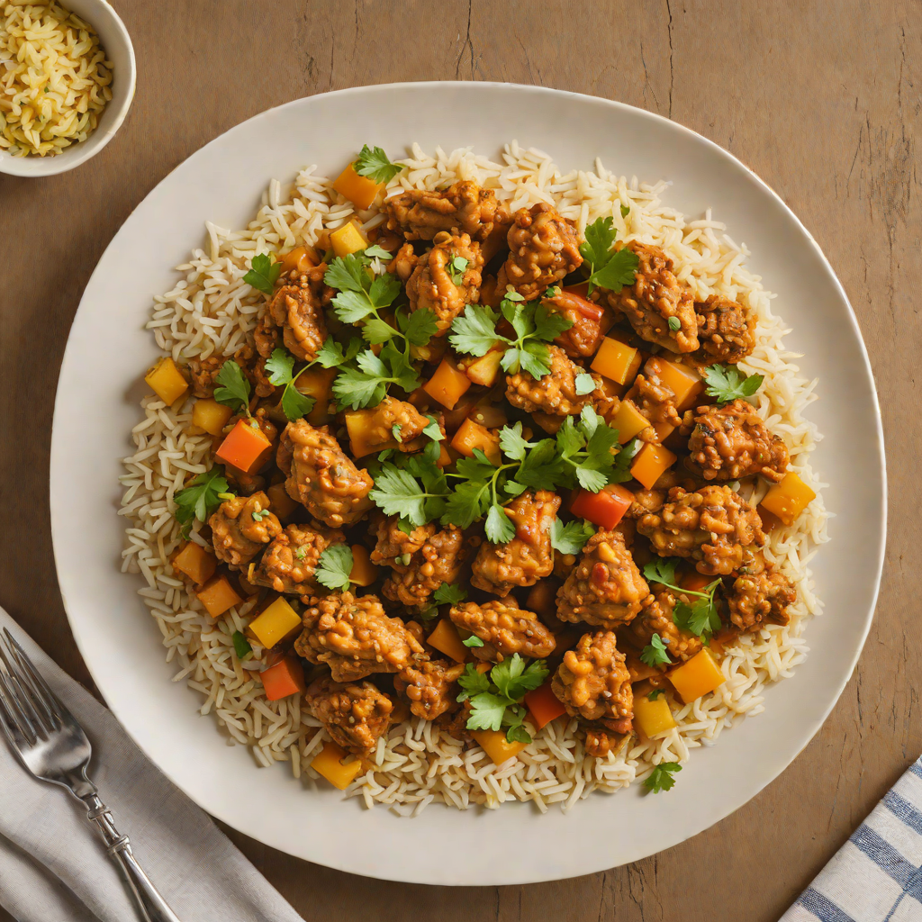 Quick Sautéed Ethiopian Chicken Curry with Garlic and Ginger