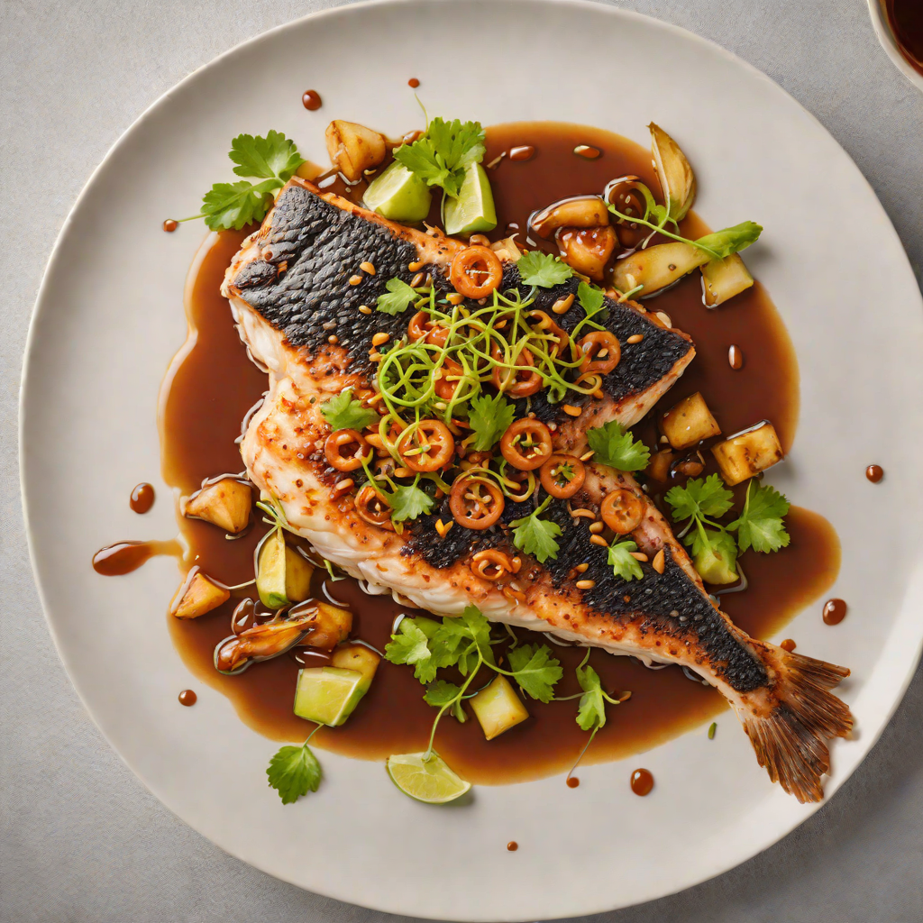 Pan-Seared Catfish with Tamarind and Fish Sauce Glaze