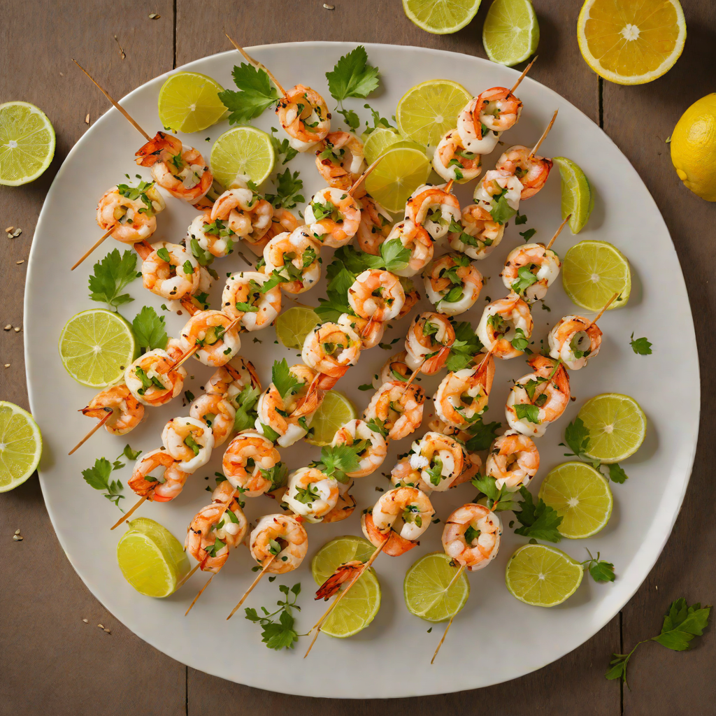 Cuban-Style Rum Citrus Shrimp Skewers