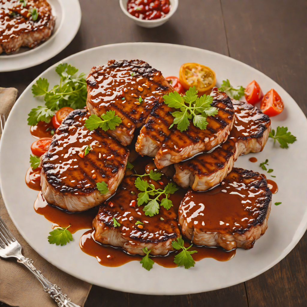 Bourbon-Glazed Pork Chops with Smoked Paprika
