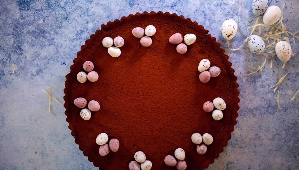 Easter Egg Chocolate Tart