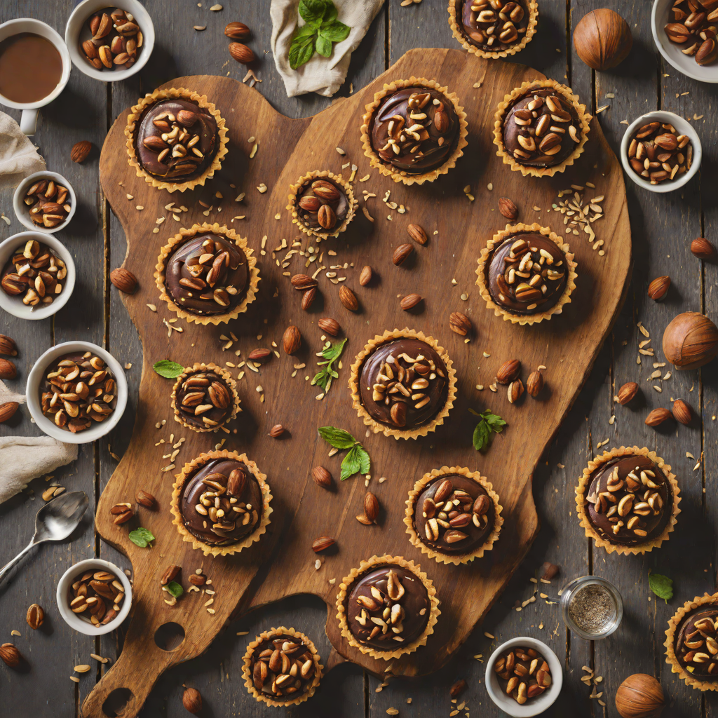 No-Bake Chocolate Hazelnut Mini Tarts