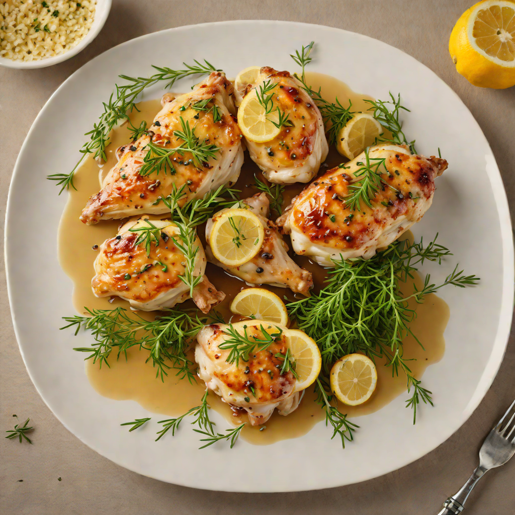 Sautéed Chicken with Honey-Lemon Glaze and Fresh Thyme