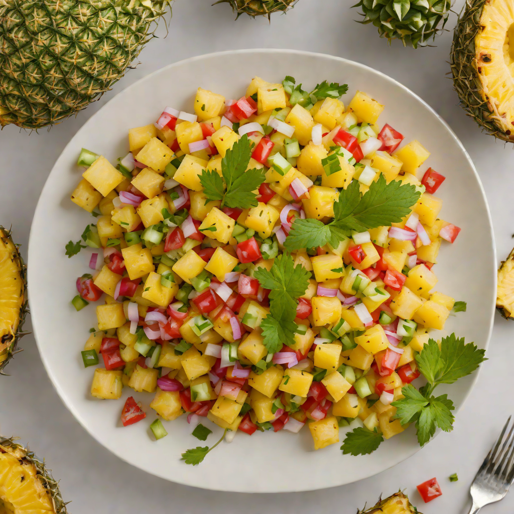 Rum-Spiked Caribbean Pineapple Salsa