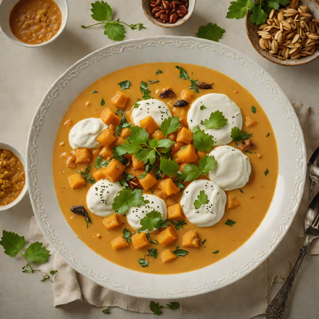 Kashmiri Pumpkin and Yogurt Stew