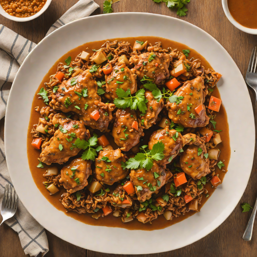 Sautéed Ethiopian Chicken with Spiced Onion Sauce