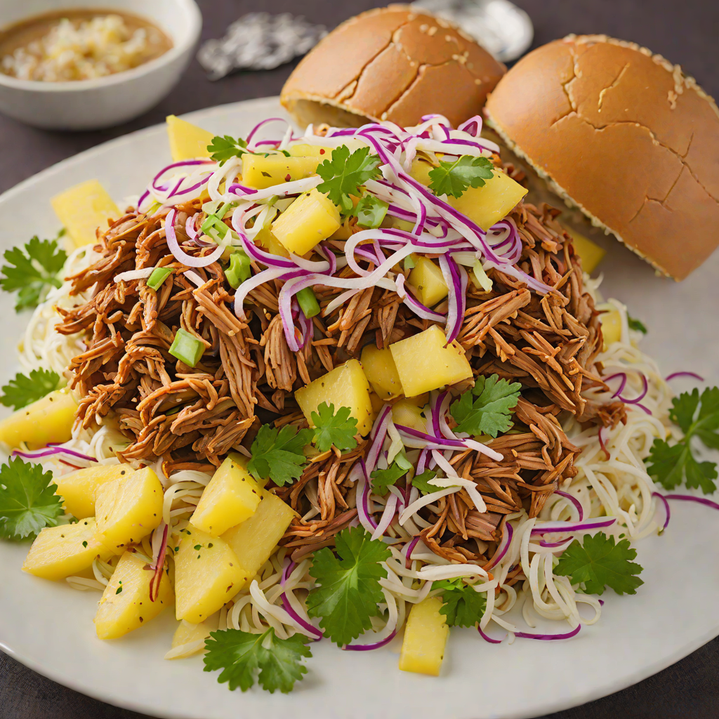 Polynesian-Style Pulled Pork with Pineapple Slaw
