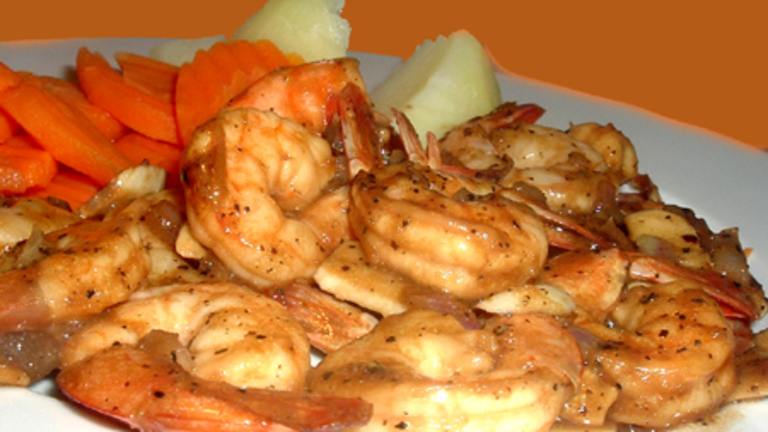 Lemon-Dill Crusted Shrimp with Capers