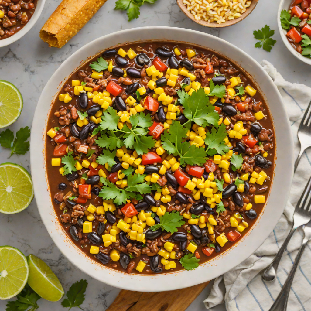 One-Pot Smoky Black Bean and Sweet Corn Chili