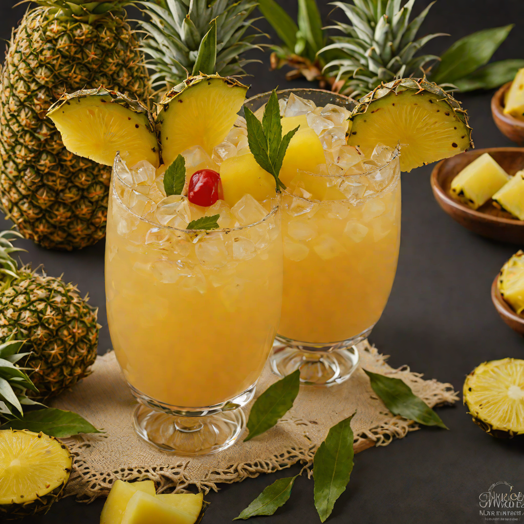 Tiki-Inspired Spiced Pineapple Rum Punch