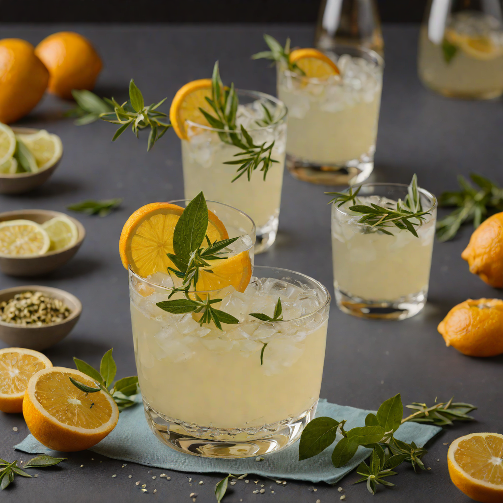 Citrus-Sage Gin Fizz