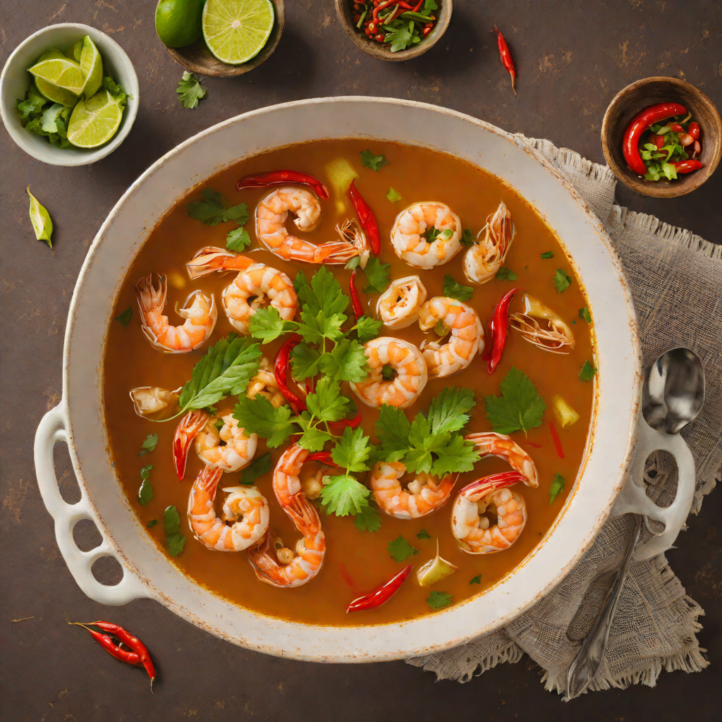 Tom Yum Goong Hot and Sour Shrimp Soup