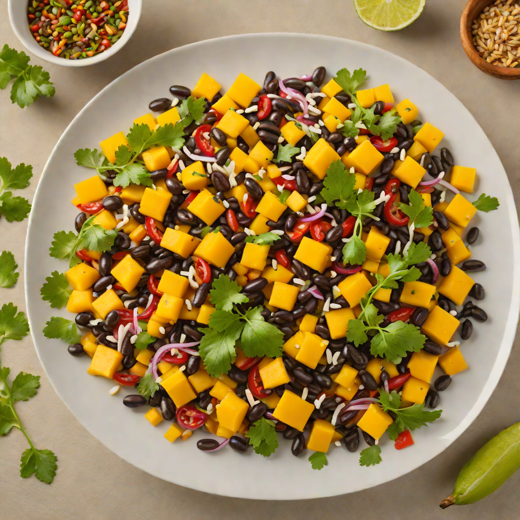 Smoky Tiki-Inspired Black Bean and Mango Salad