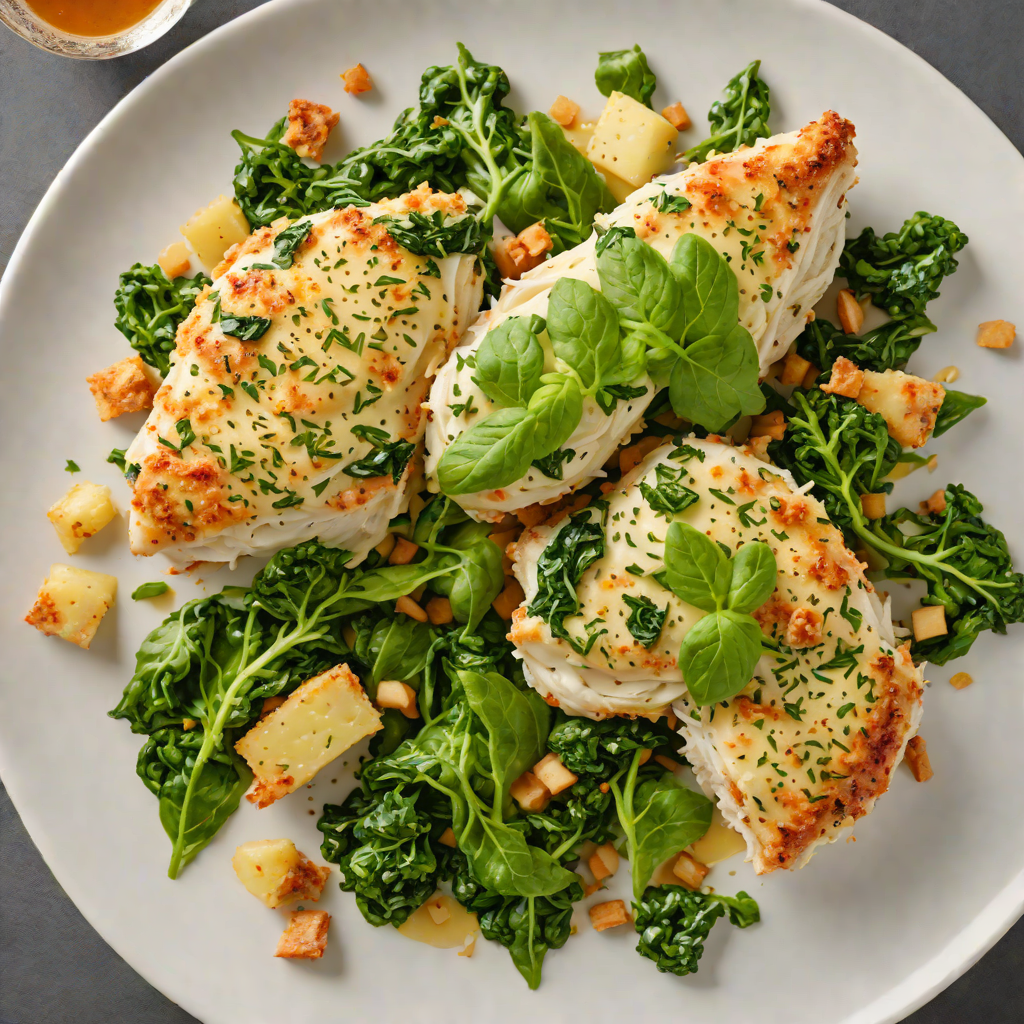 Half-Baked Parmesan Spinach Stuffed Chicken