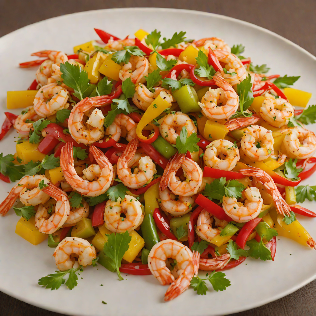 Spicy Shrimp Stir Fry with Bell Peppers
