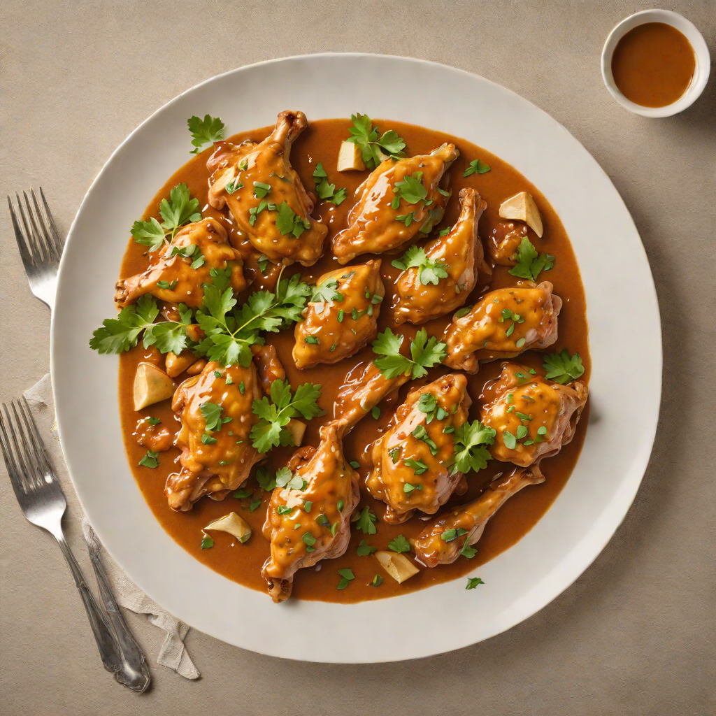 Stirred Berbere Chicken with Ginger and Garlic Sauce
