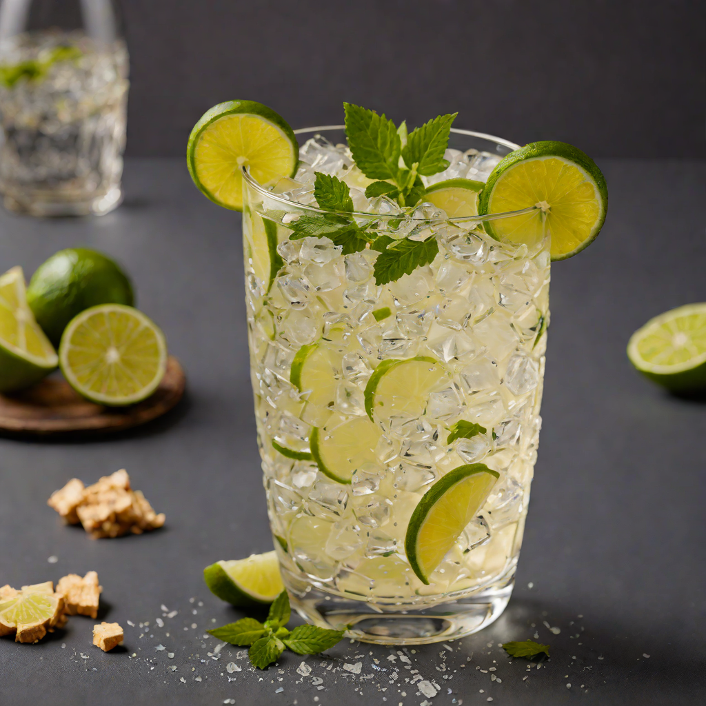 Ginger-Lime Gin Fizz Stirred