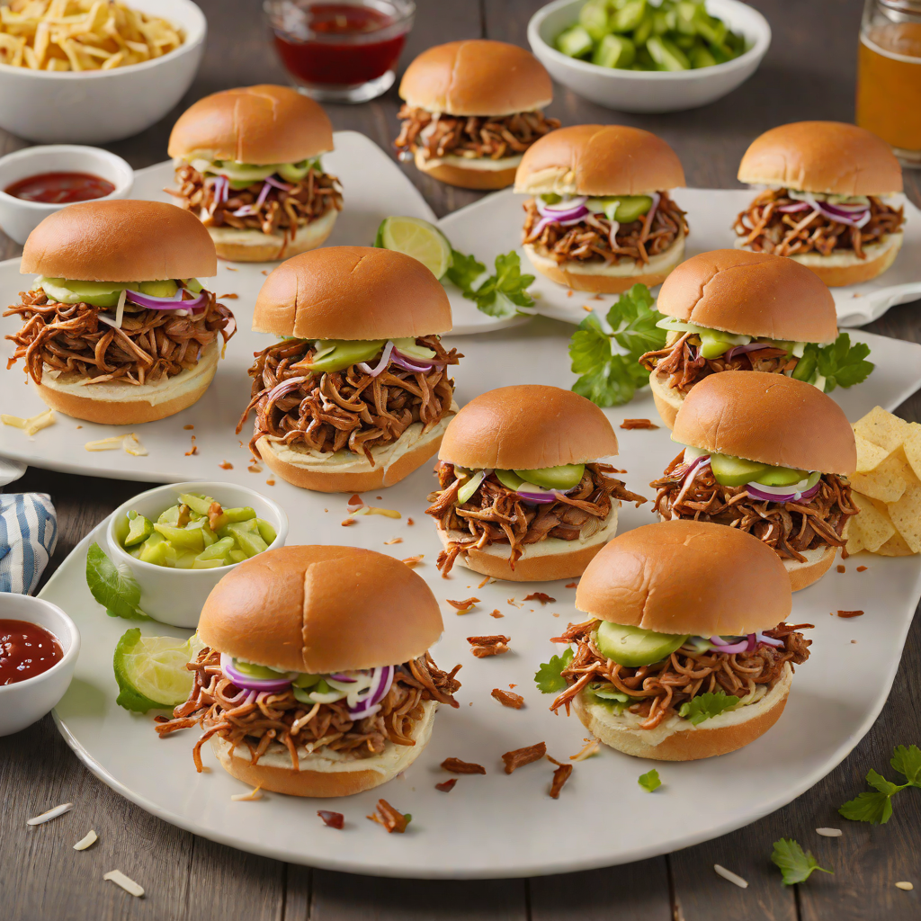 Game Day BBQ Pulled Pork Sliders
