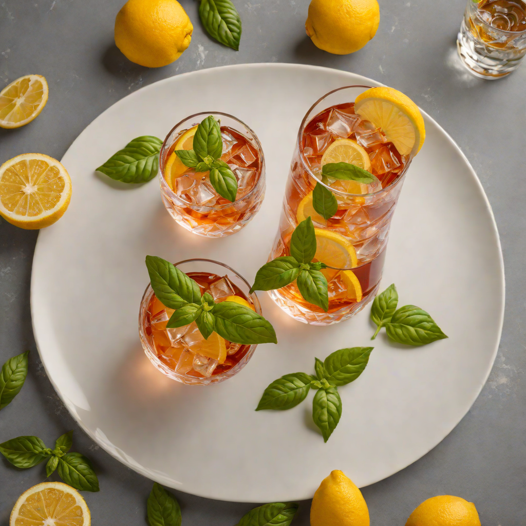 Italian Lemon-Basil Negroni Twist