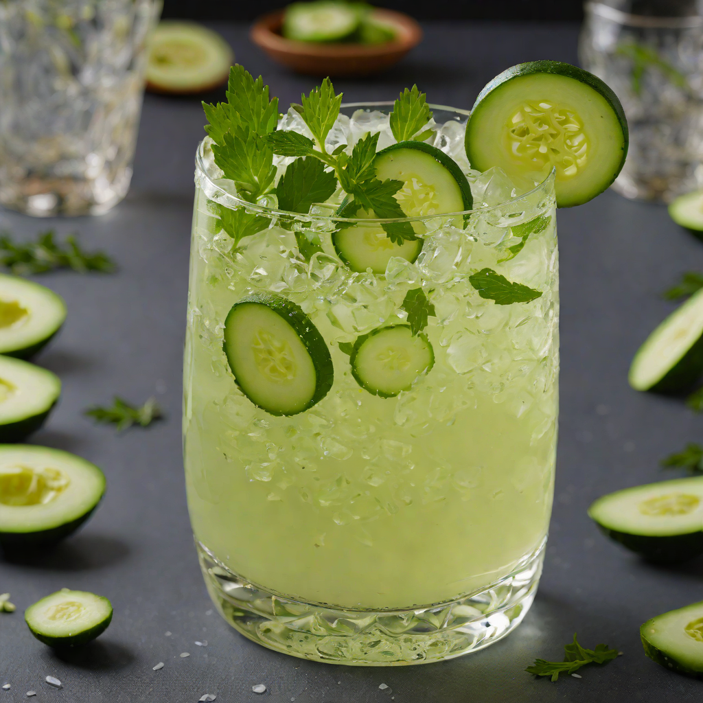 Herb-Infused Gin Cucumber Fizz