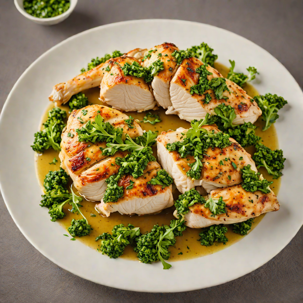 Pan-Seared Chicken with Valparaiso Herb Chimichurri
