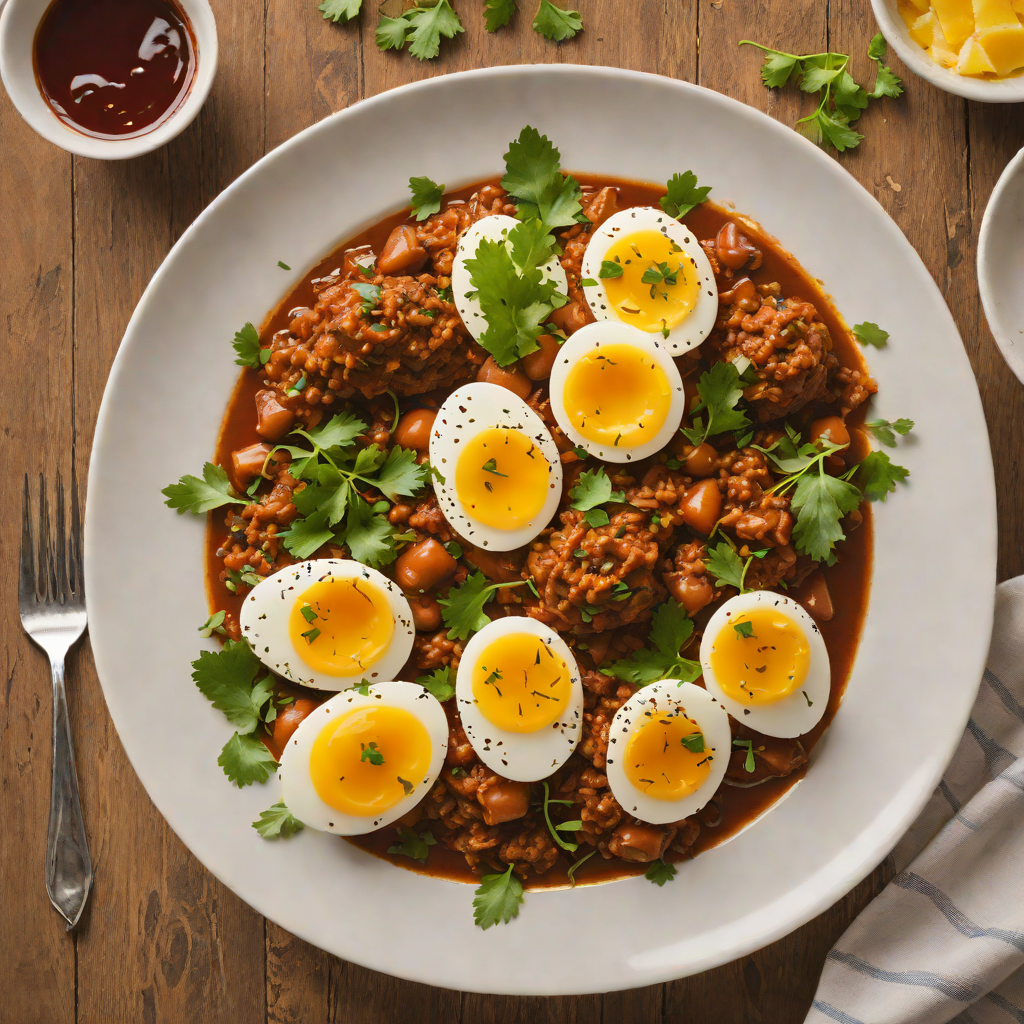 Slow-Cooked Ethiopian Doro Wat with Hard Boiled Eggs