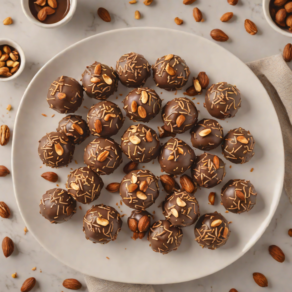 Chocolate Hazelnut No-Bake Energy Bites