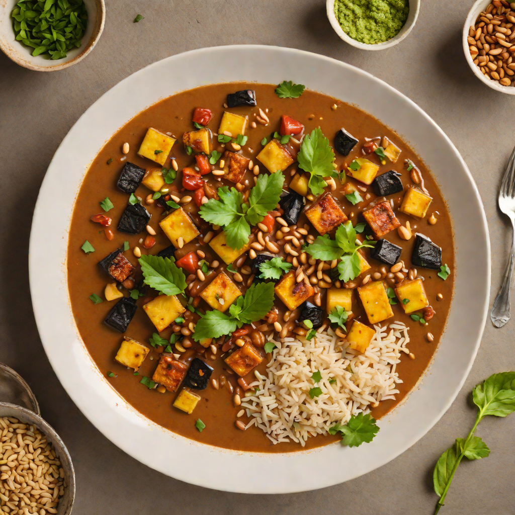 Charred Plantain and Spiced Peanut Stew