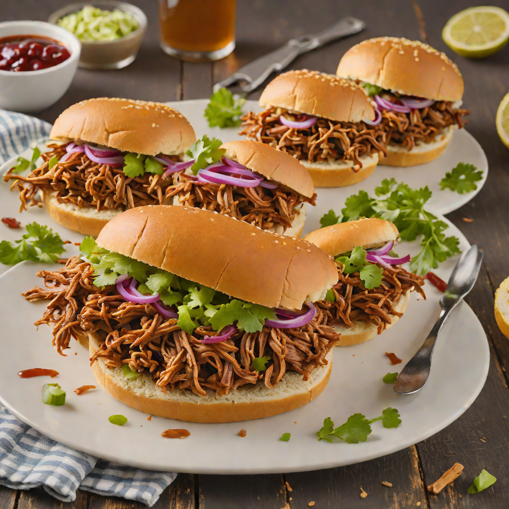Spiced Texas BBQ Pulled Pork Sandwiches