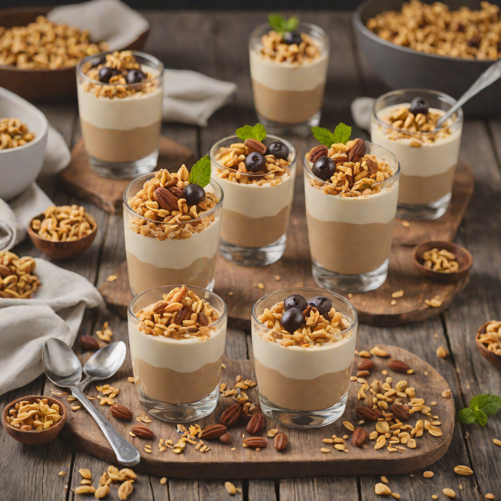 No-Bake Peanut Butter Cheesecake Parfaits
