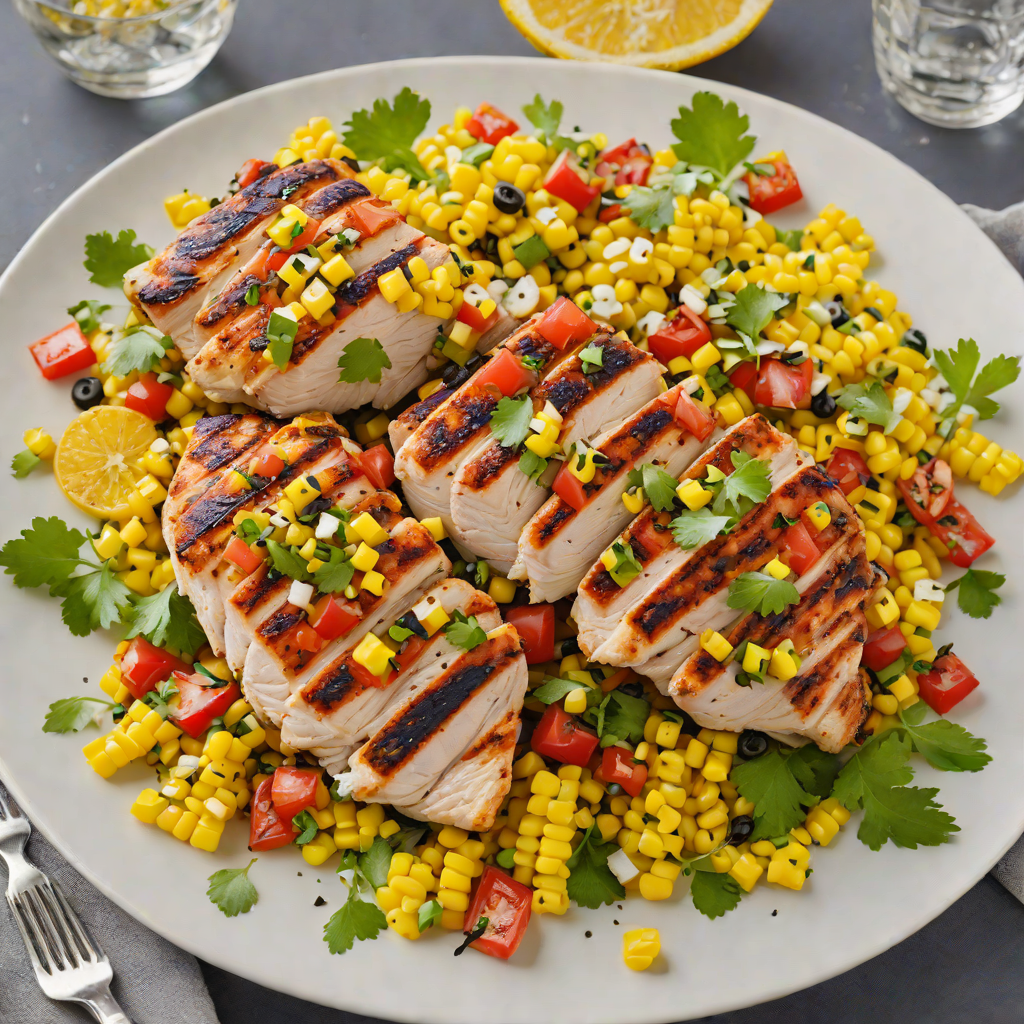 Citrus-Cumin Grilled Chicken with Summer Corn Salsa