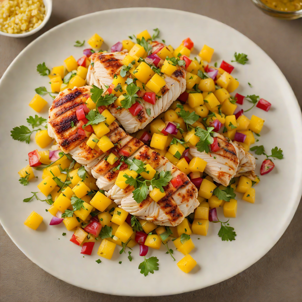 Pan-Seared Chicken with Tangy Mango Salsa
