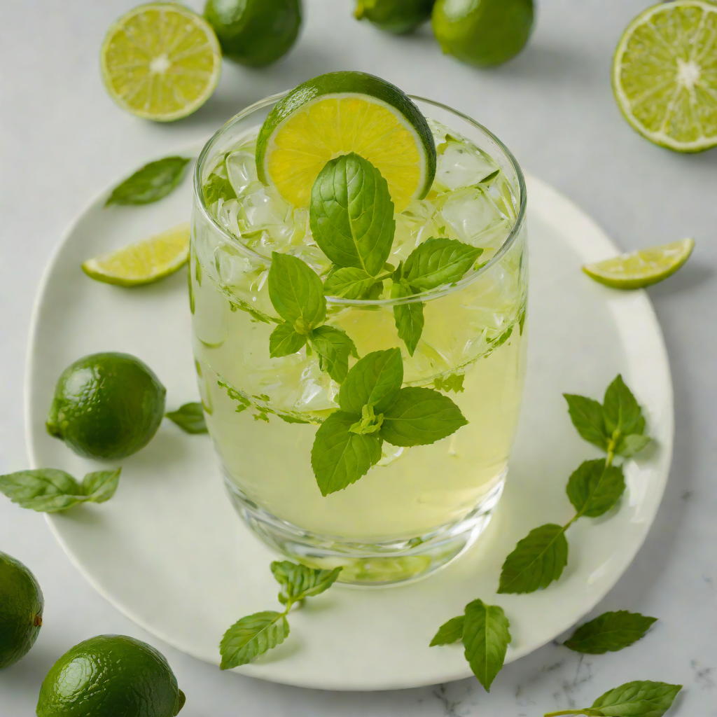 Bright Basil Gimlet with Fresh Lime