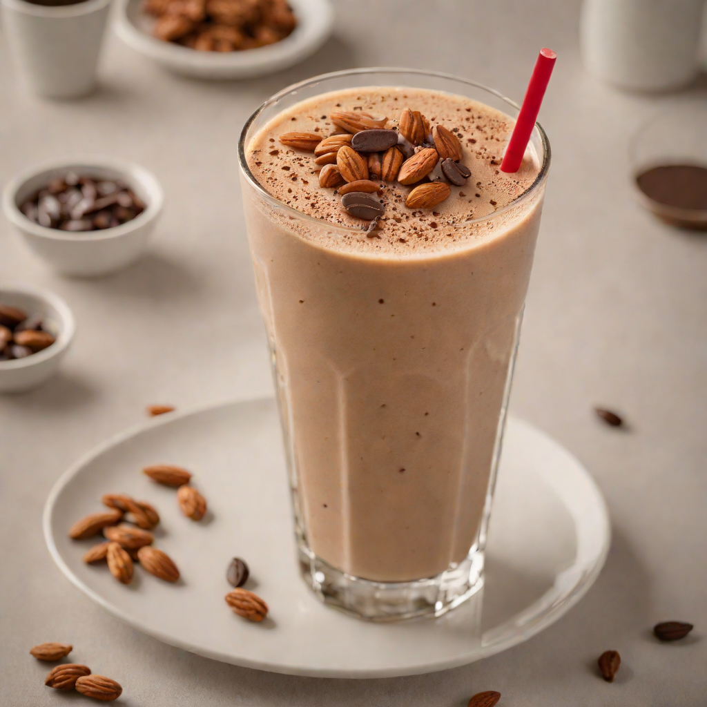 Iced Espresso Chocolate Almond Smoothie