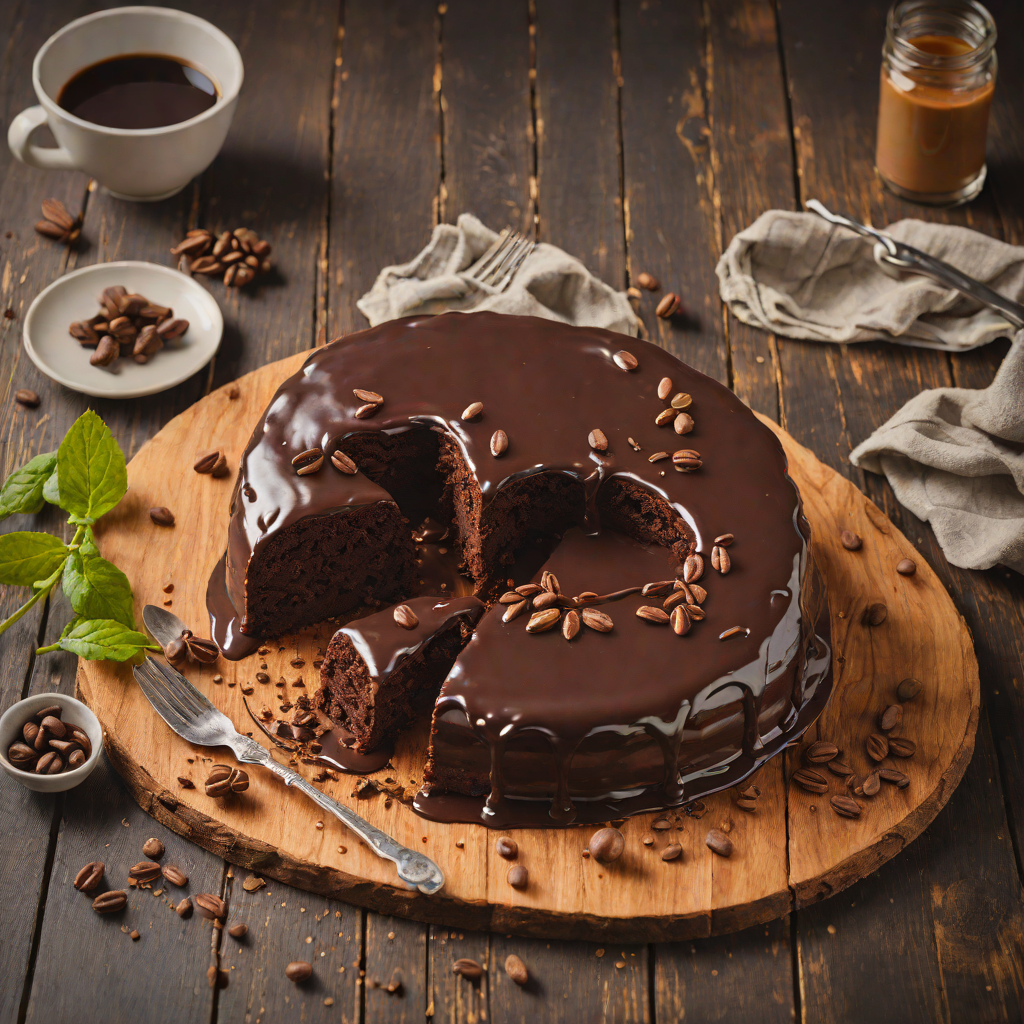 Espresso-Glazed Italian Chocolate Cake
