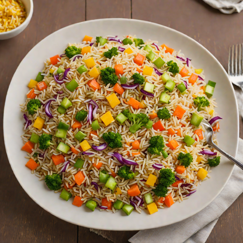 One-Pot Colorful Veggie Rice with Mild Spices