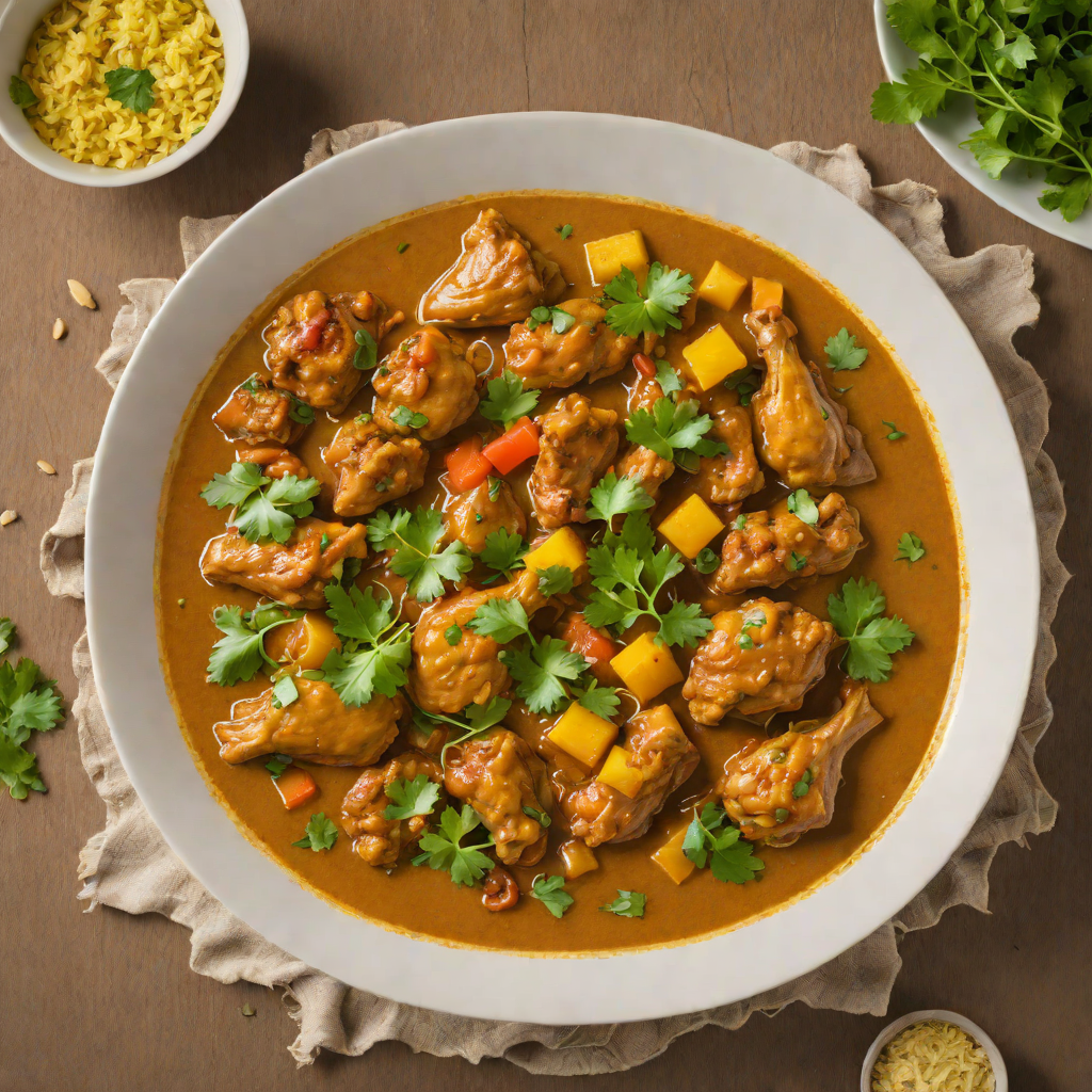Clay Pot Chicken Curry with Turmeric and Ginger
