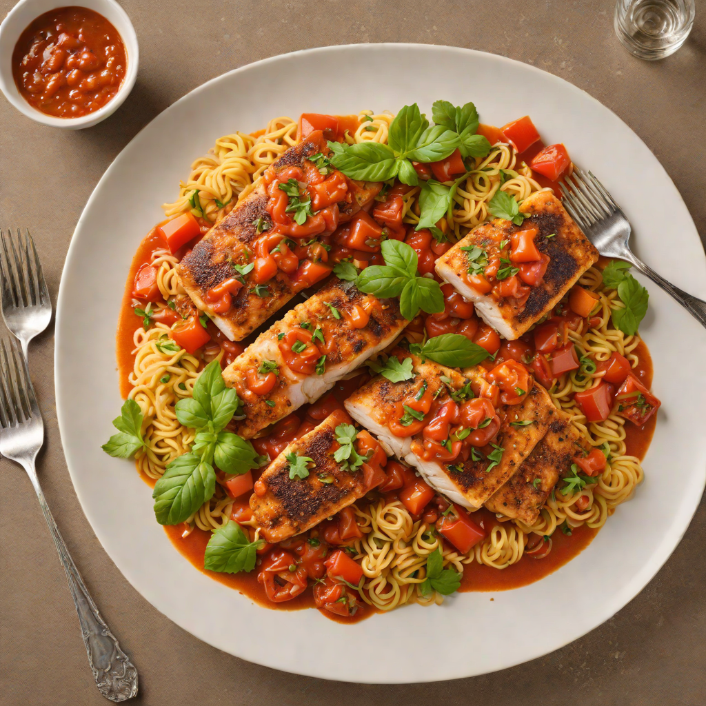 Seared Cajun-Spiced Catfish with Creole Tomato Sauce