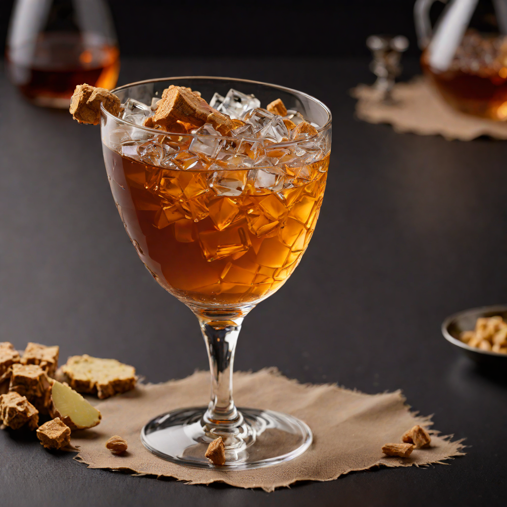 Ginger-Infused Rye Manhattan