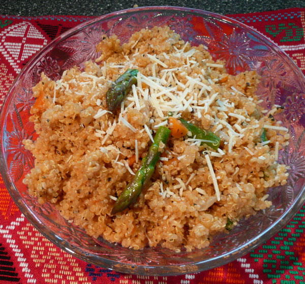 Seattle-Style Asparagus and Quinoa Stir-Fry