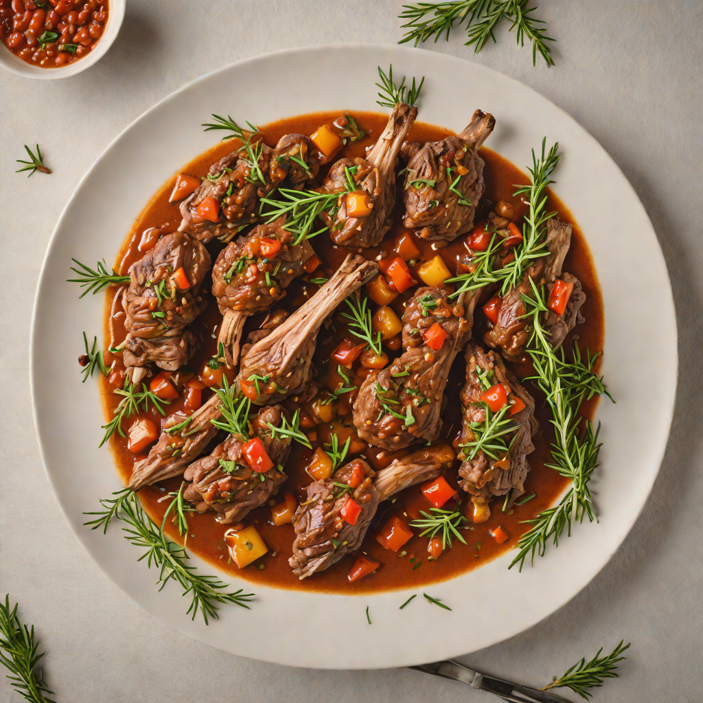 Slow-Cooked Lamb Tibs with Berbere and Rosemary
