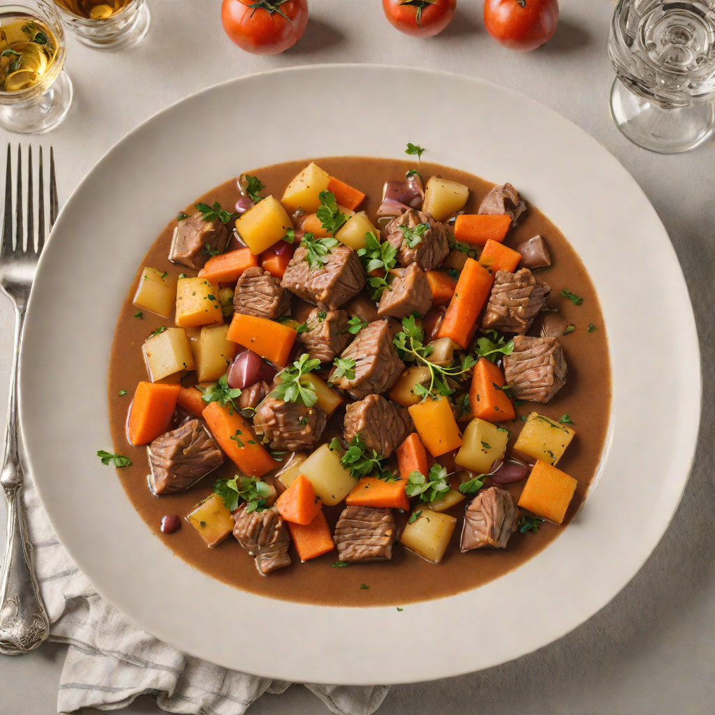 Underground Shelter Lamb Stew with Root Vegetables