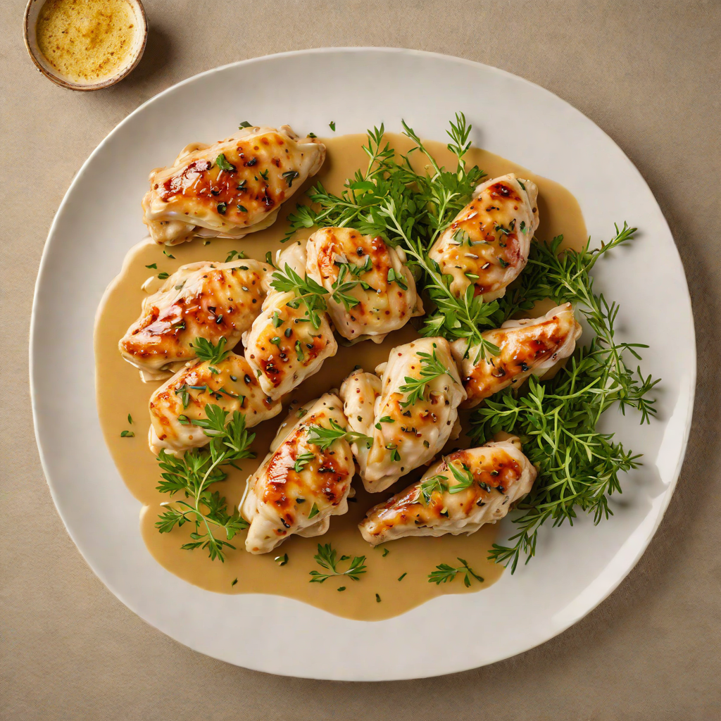 Sautéed Chicken with Honey Mustard and Thyme
