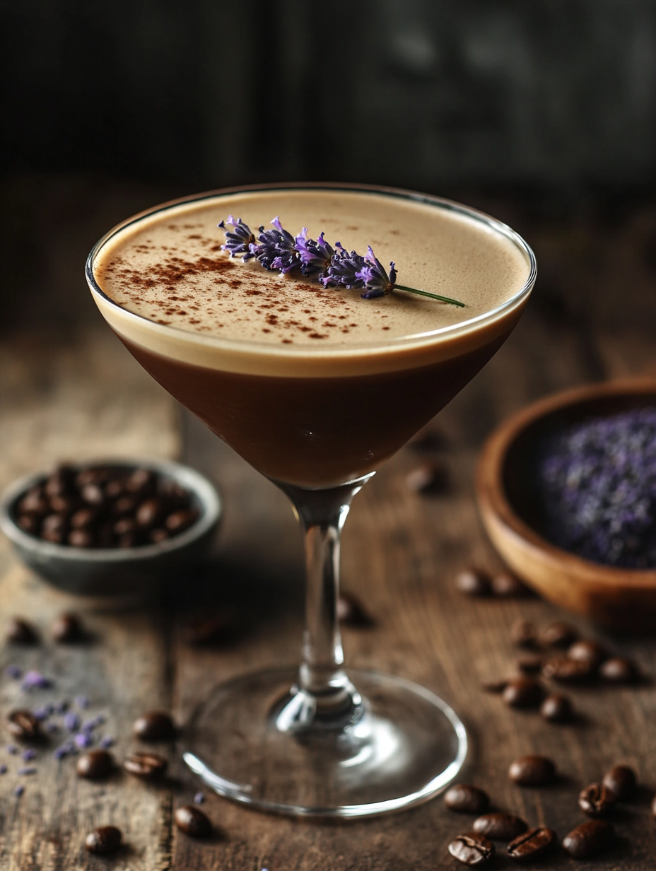 Lavender Vanilla Espresso Martini