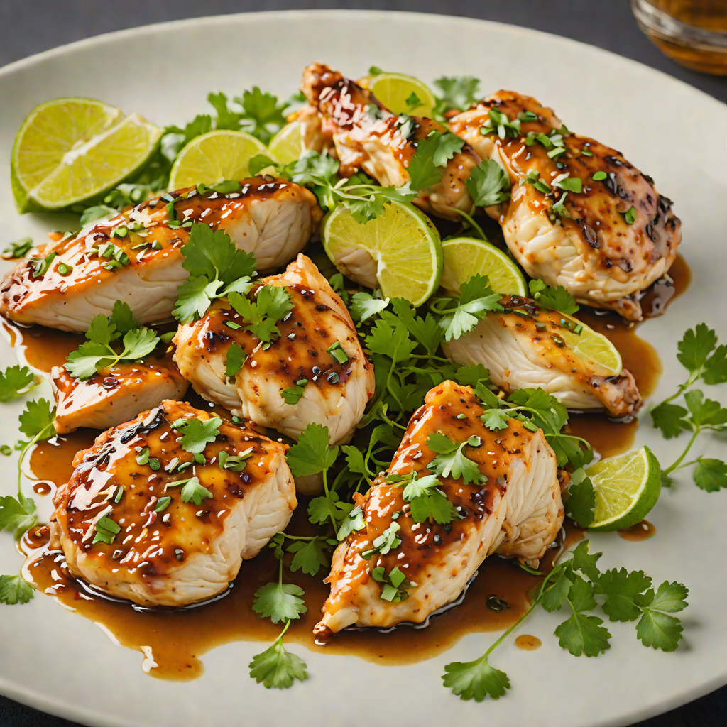 Sautéed Chicken with Honey-Lime Cilantro Glaze