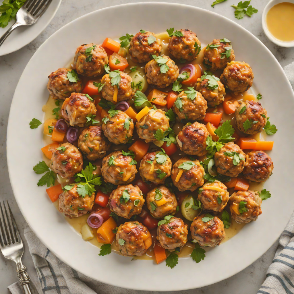 Kid-Friendly Baked Turkey Meatballs with Hidden Veggies